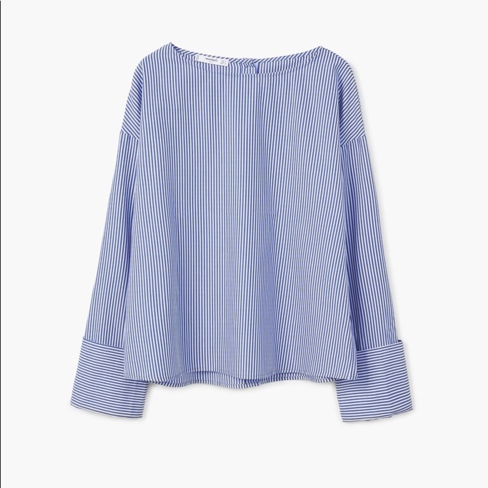 Mango women’s striped blouse size 6
